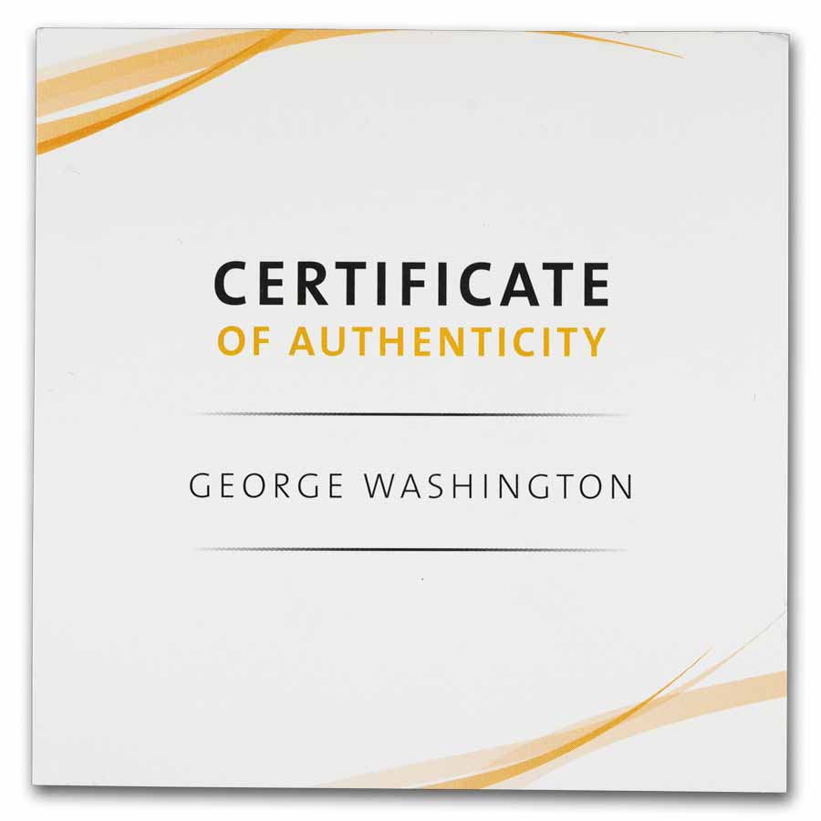 2026 Liberia $25 1/200 oz Gold George Washington Proof