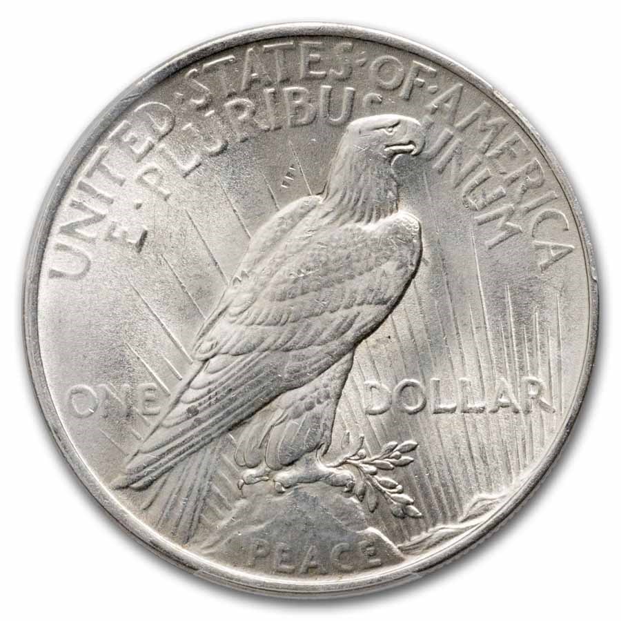 1922-1935 Peace Dollars MS-63 PCGS (250th Anniversary)