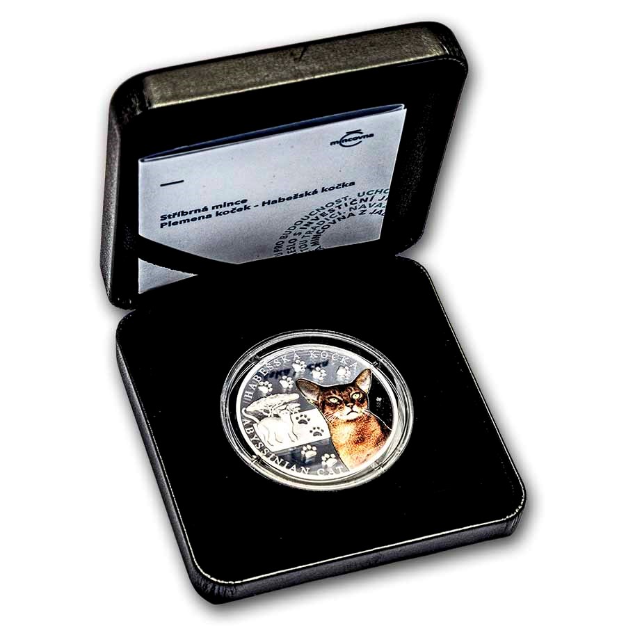 2026 Niue 1 oz Silver Proof Cat Breeds: Abyssinian