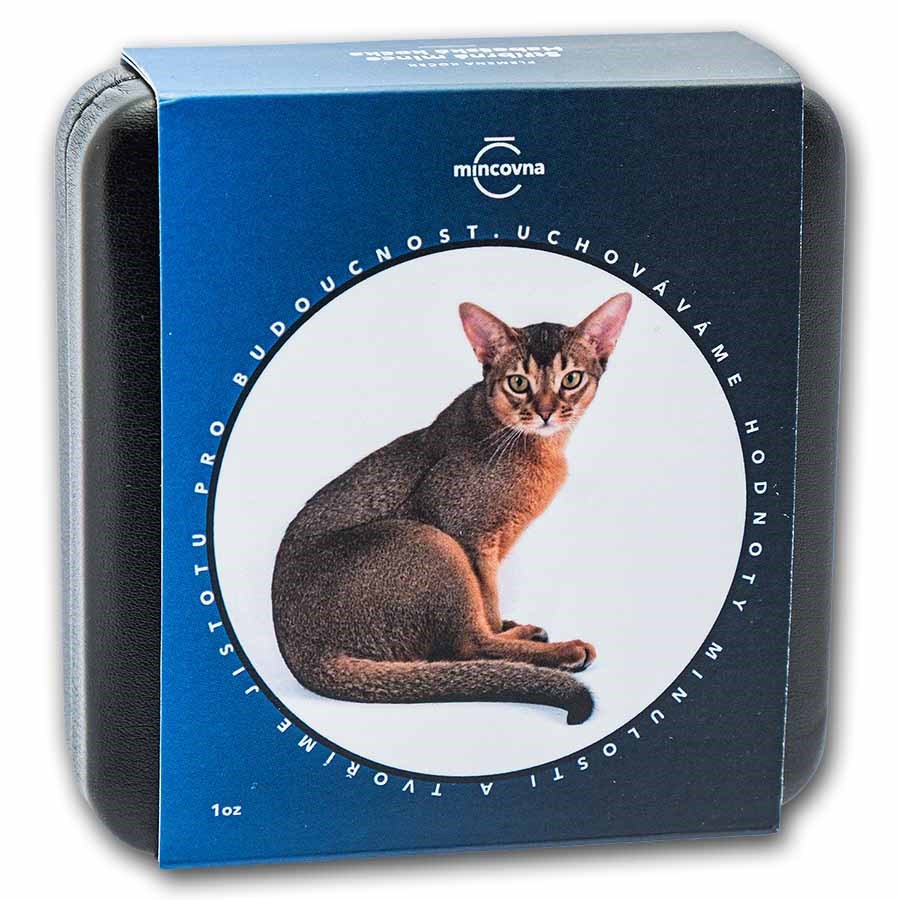 2026 Niue 1 oz Silver Proof Cat Breeds: Abyssinian