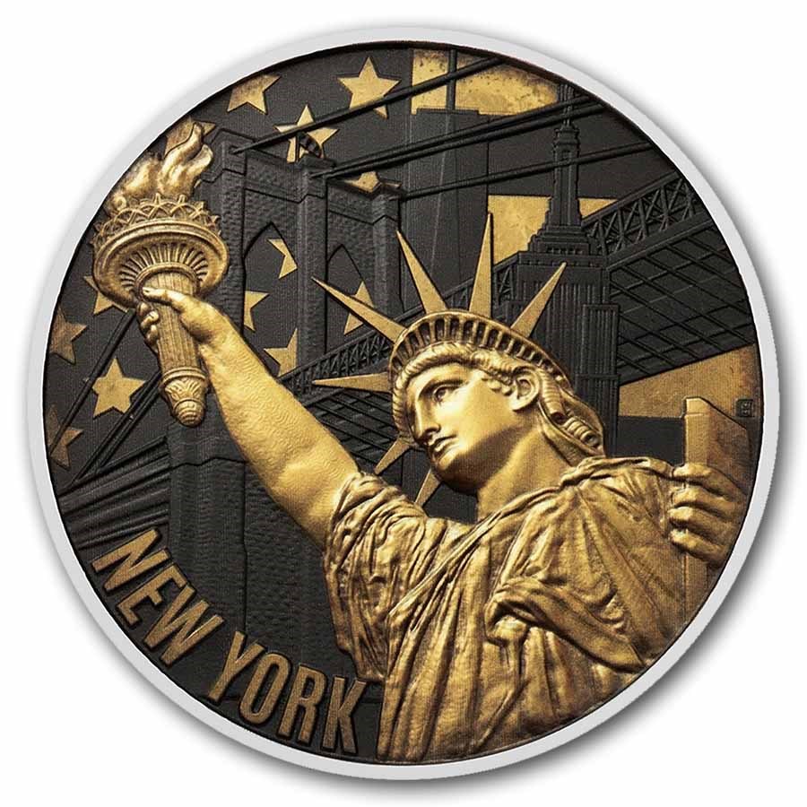 2026 Niue 3 oz Silver Journey Around the World: New York