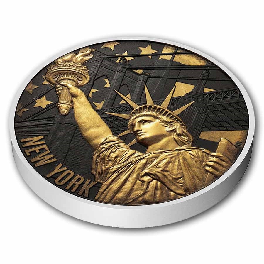 2026 Niue 3 oz Silver Journey Around the World: New York