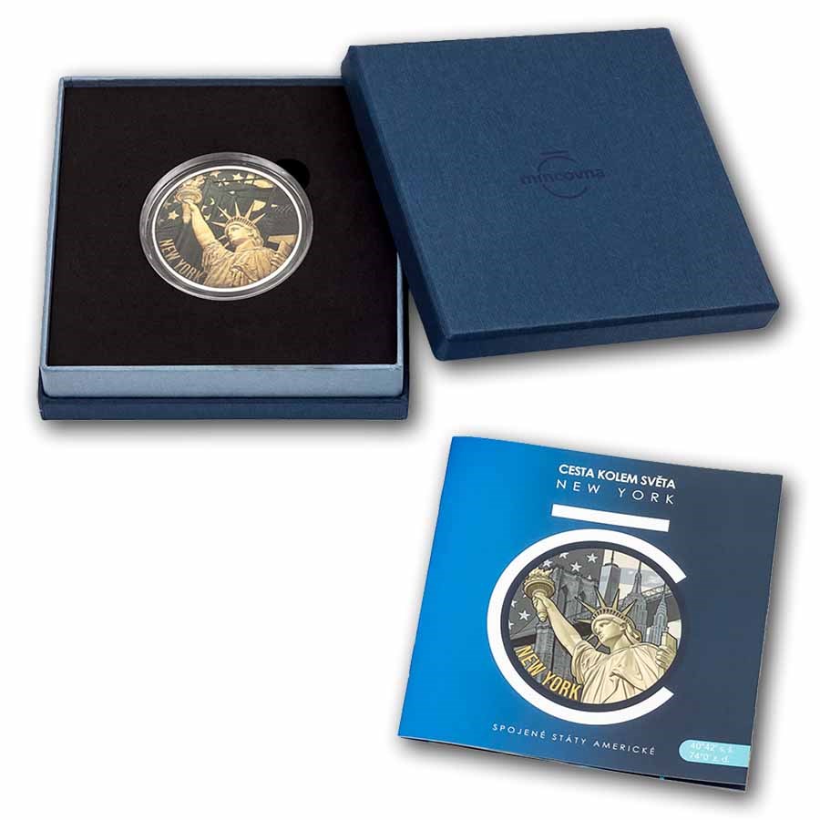 2026 Niue 3 oz Silver Journey Around the World: New York
