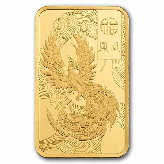 2026 5 gram Gold Bar - PAMP Good Luck Phoenix (In Assay w/Sleeve)