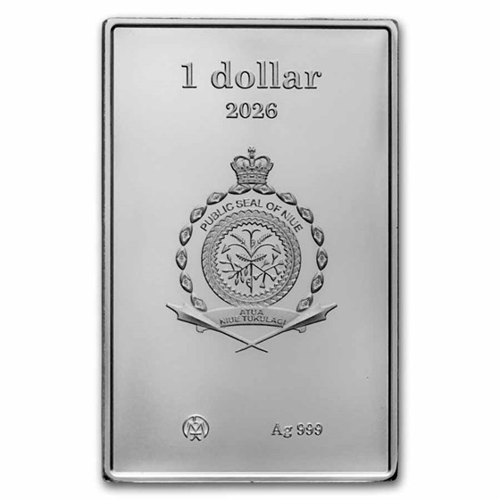 2026 Niue 1 oz Silver Thoughts Between the Patterns (Box &amp; COA)