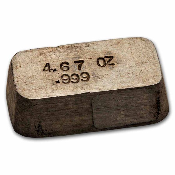 4.67 oz Silver Bar - Great Western Coin &amp; Bullion