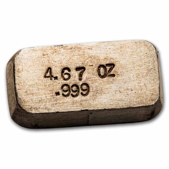 4.67 oz Silver Bar - Great Western Coin &amp; Bullion