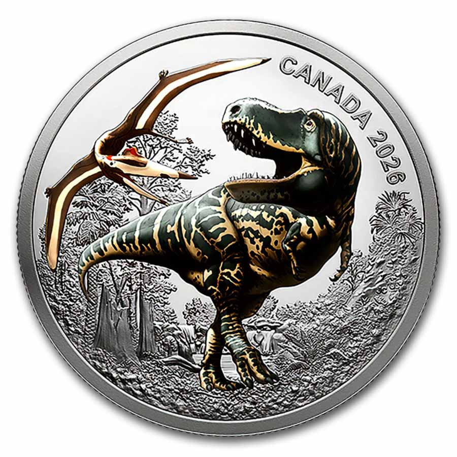 2026 Canada 1 oz Silver $20 Tyrannosaurus Rex