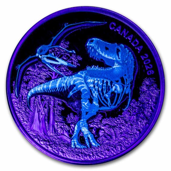 2026 Canada 1 oz Silver $20 Tyrannosaurus Rex