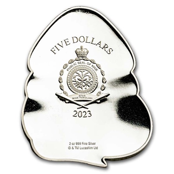 2023 Niue 2 oz Silver Chibi Collection Jabba the Hutt (Coin Only)