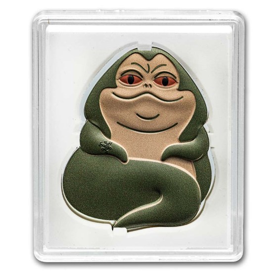 2023 Niue 2 oz Silver Chibi Collection Jabba the Hutt (Coin Only)