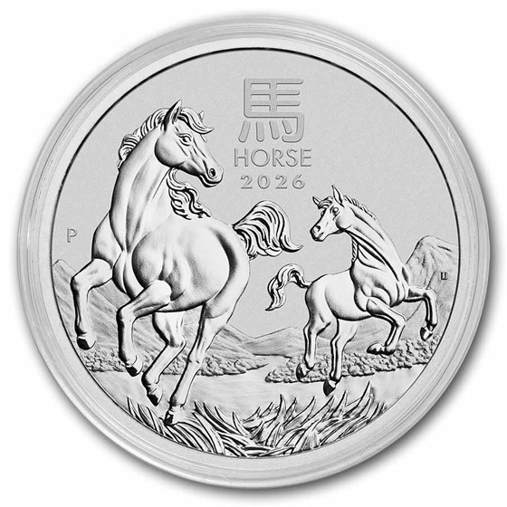 2026 Australia 10 kilo Silver Lunar Horse BU (Series III)