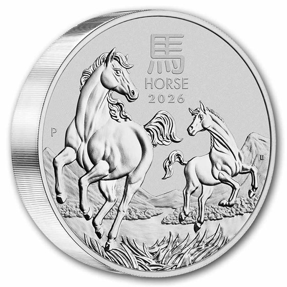 2026 Australia 10 kilo Silver Lunar Horse BU (Series III)