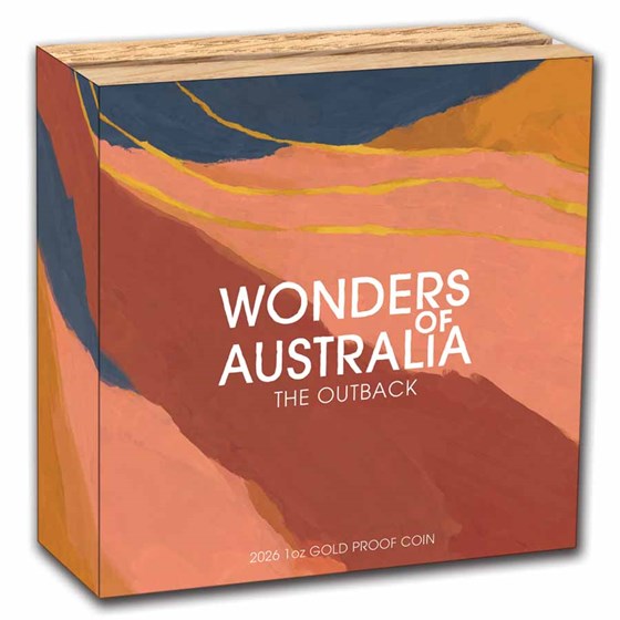 2026 AUS 1 oz Gold Wonders of Australia The Outback PF (Box, COA)