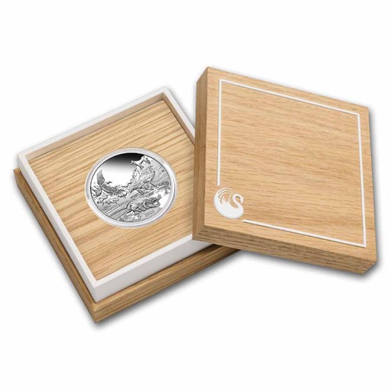 2026 AUS 1 oz Silver Wonders of Australia Outback PF (Box, COA)