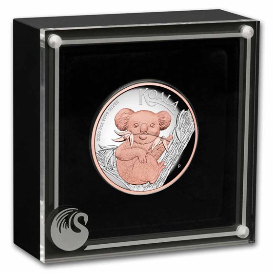 2026 Australia 5 oz Silver Gilded Koala Proof (High Relief)