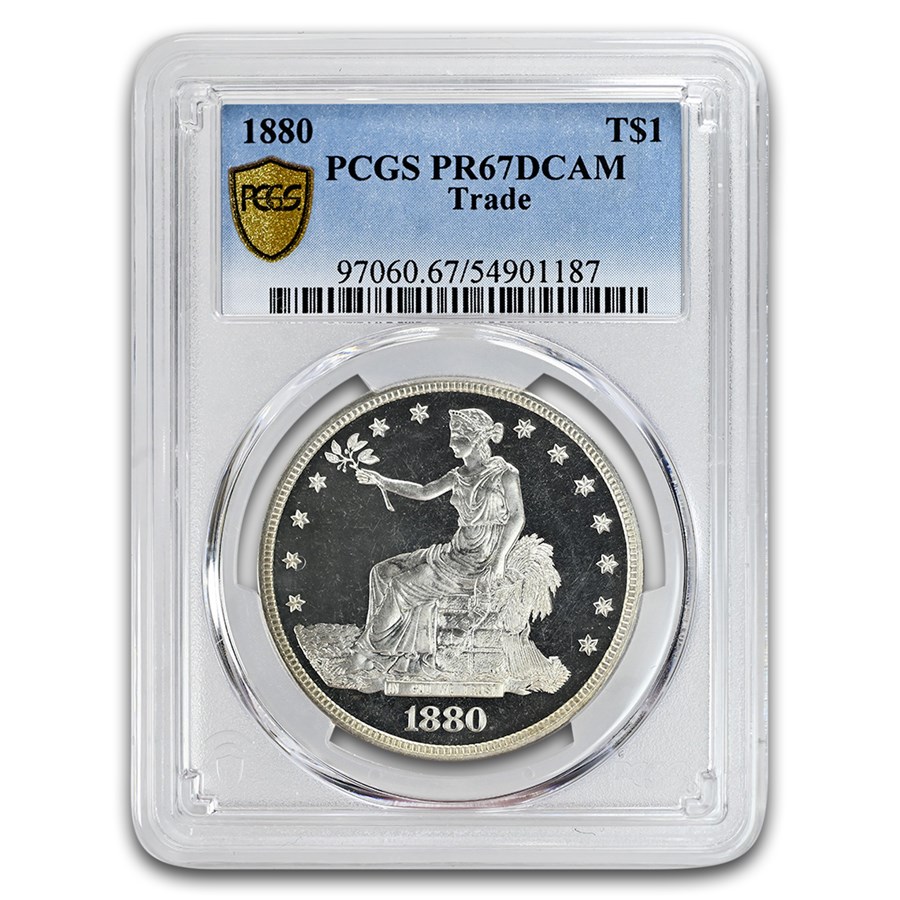 1880 Trade Dollar PR-67 DCAM PCGS