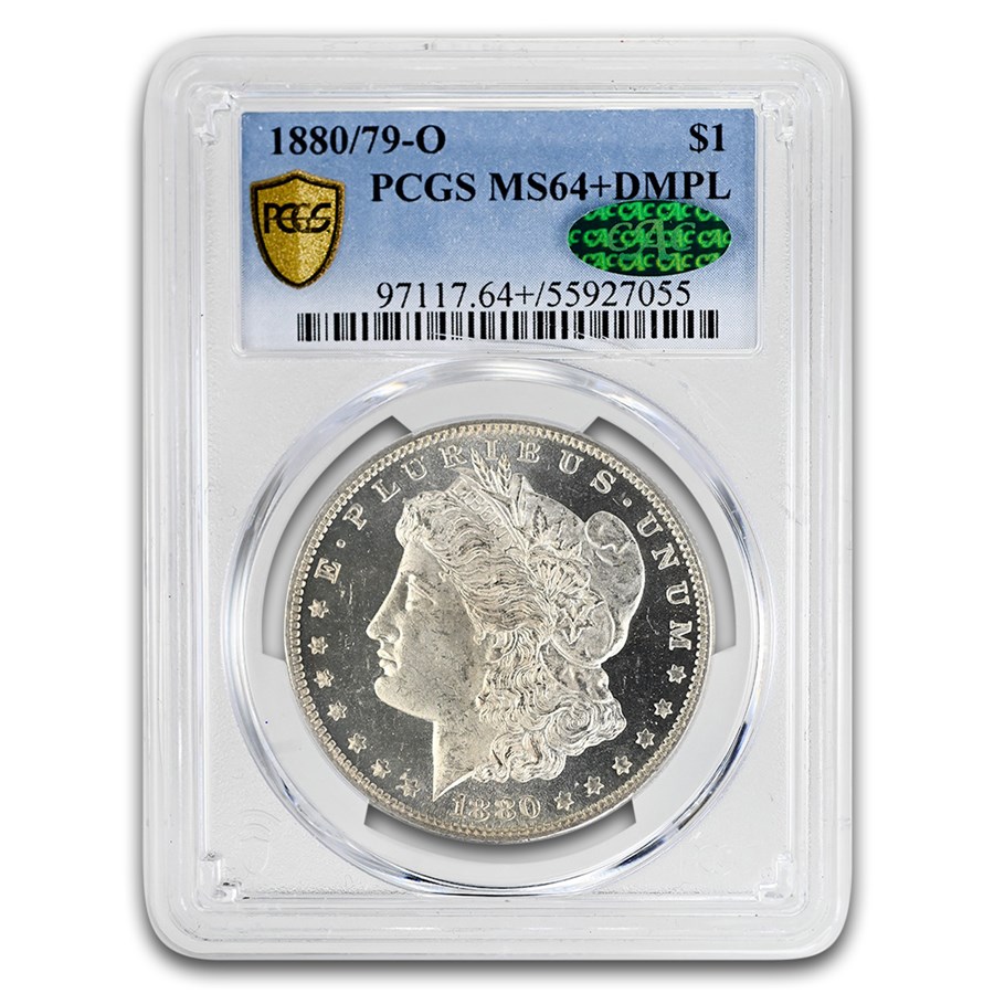 1880/79-O Morgan Dollar MS-64+ PCGS CAC (DMPL)