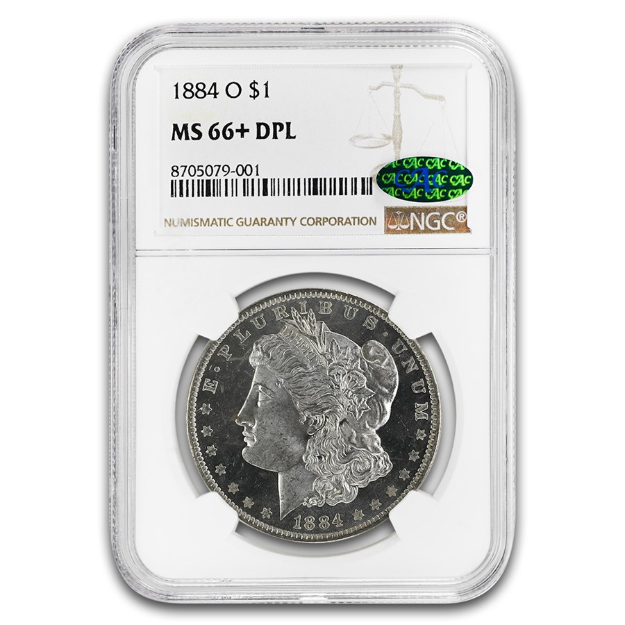 1884-O Morgan Dollar MS-66+ NGC CAC (DPL)