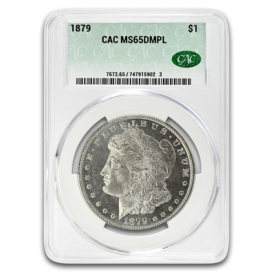 1879 Morgan Dollar MS-65 CACG DMPL