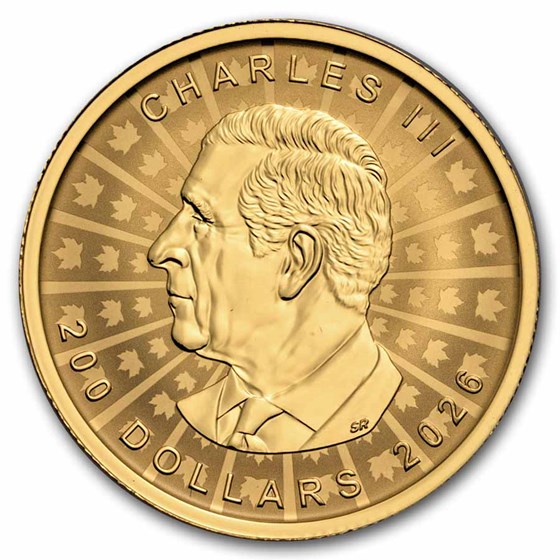 2026 Canada 1 oz Gold $200 Ultra High Relief Gold Maple Leaf