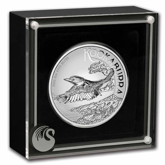 2026 Australia 5 oz Silver HR Incused Australian Kookaburra PF