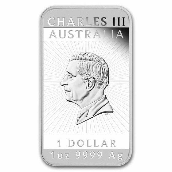 2026 Australia 1 oz Silver Rectangular Dragon Proof
