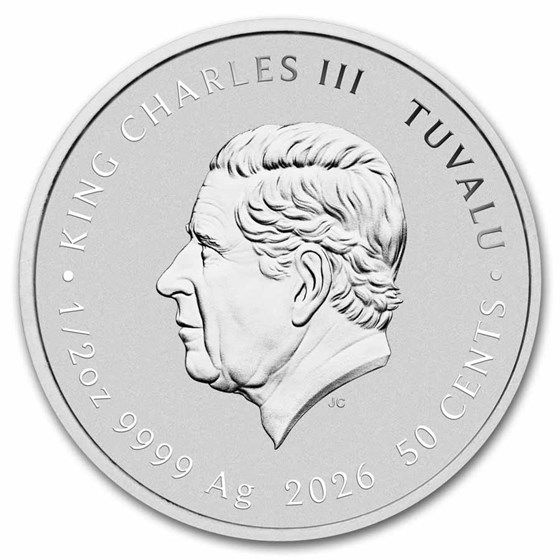2026 TUV 1/2 oz Silver Colorized Dune Coin House Atreides (Box)