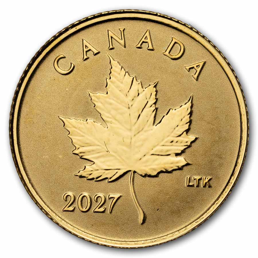 2027 Canada Gold $1 Iconic Maple Leaf Proof (Box/COA)
