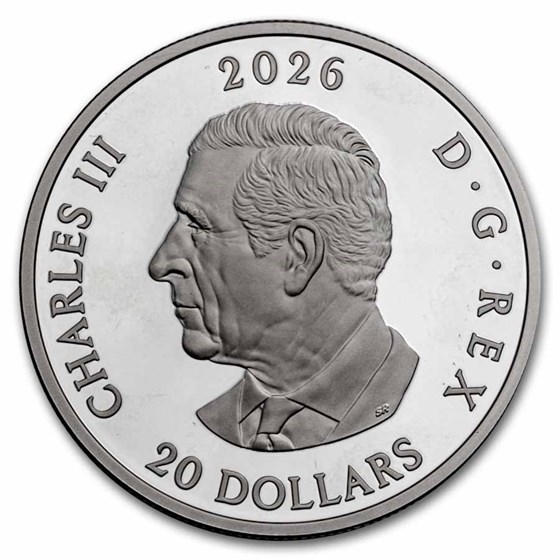 2026 RCM 1 oz Ag $20 Canada's Parks Grasslands National Parks