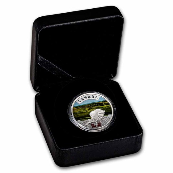 2026 RCM 1 oz Ag $20 Canada's Parks Grasslands National Parks