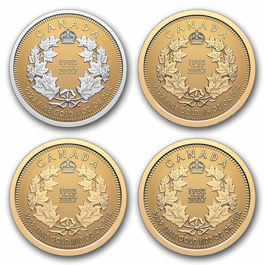 2027 RCM Gold 125th Anniv. Coronation of King Edward VII Set
