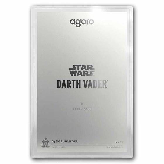2025 Niue 5g Silver Star Wars: Darth Vader Foil (Tier 1)