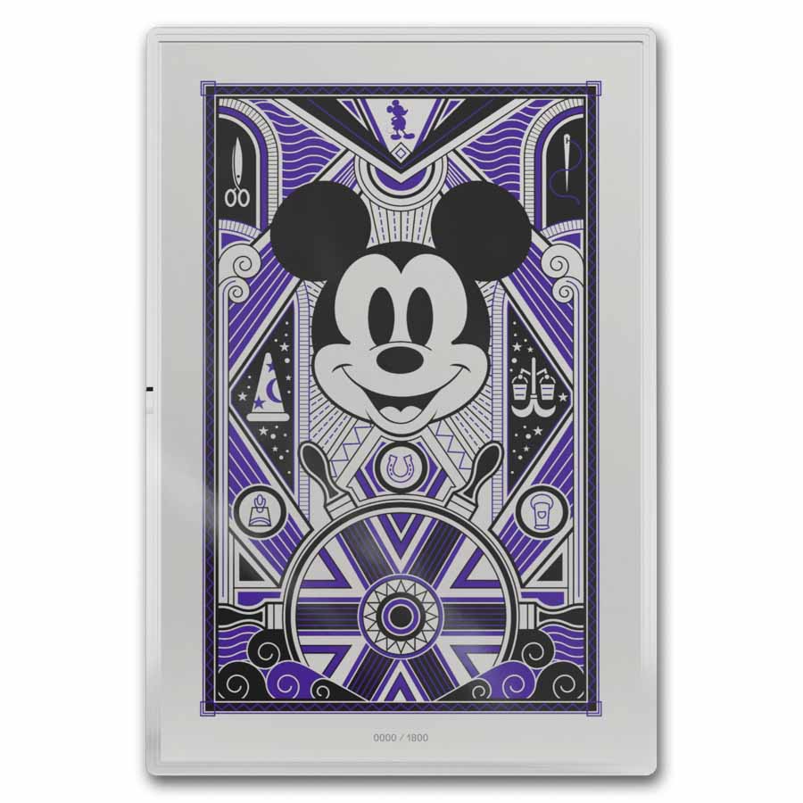 2026 Niue 5g Silver $1 Disney Mickey Mouse: Art Deco Foil