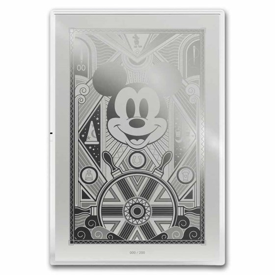 2026 Niue 5g Silver $1 Disney Mickey Mouse: Art Deco Foil