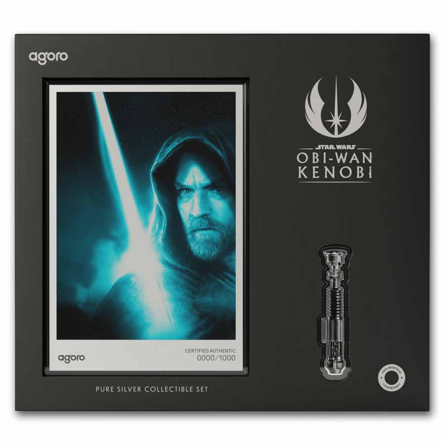 2026 Niue 5g + 1/2 oz Silver Obi-Wan Kenobi Foil & Coin Set
