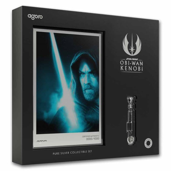 2026 Niue 5g + 1/2 oz Silver Obi-Wan Kenobi Foil &amp; Coin Set