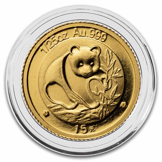 2007 China 1/25 oz Gold Panda Proof (25th Anniv, 1988)