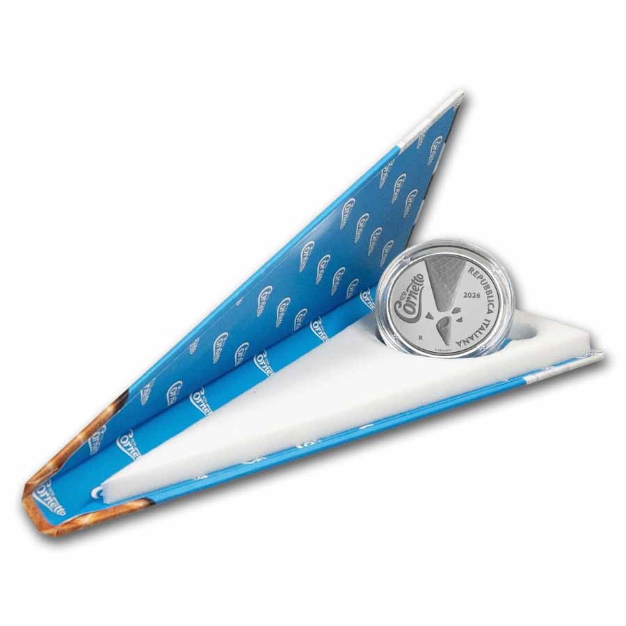 2026 Italy 1 oz Silver Proof Excellence: Cornetto Algida