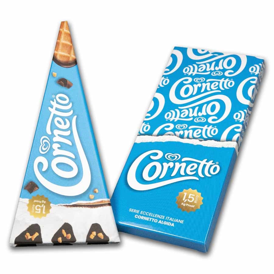 2026 Italy 1 oz Silver Proof Excellence: Cornetto Algida