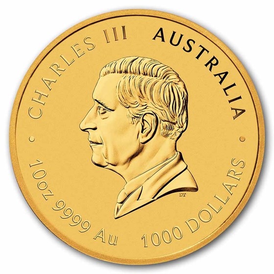 2027 Australia 10 oz Gold Lunar Goat BU (Series III)