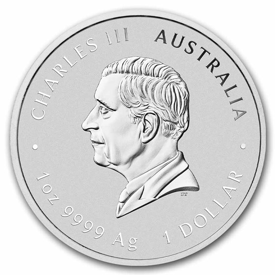 2027 Australia 1 oz Silver Lunar Goat BU (Series III)