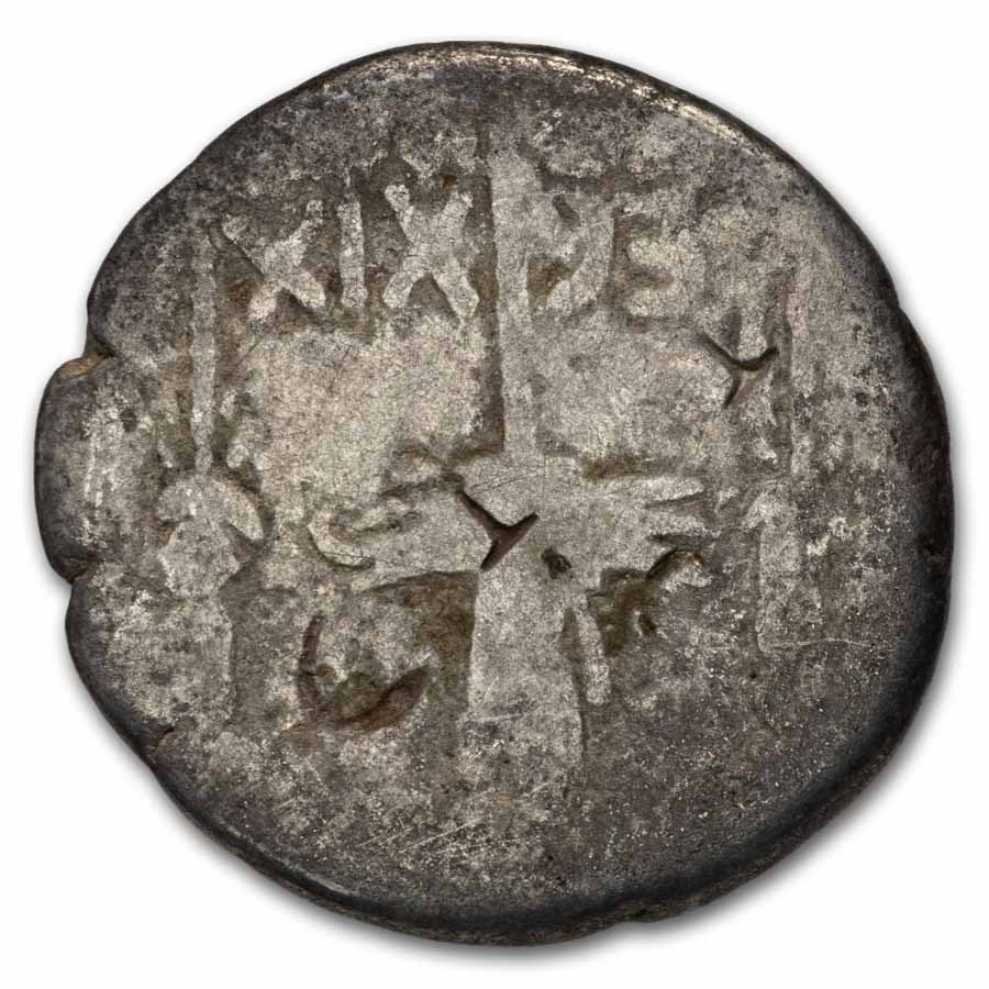 Roman Imperatorial AR Legionary Denarius M. Antony (31-32 BC) VG