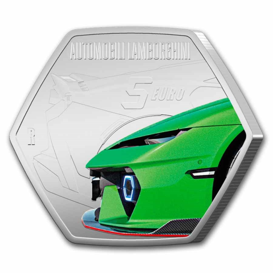 2025 Italy Excellence: Lamborghini 3-Coin .925 Silver Set