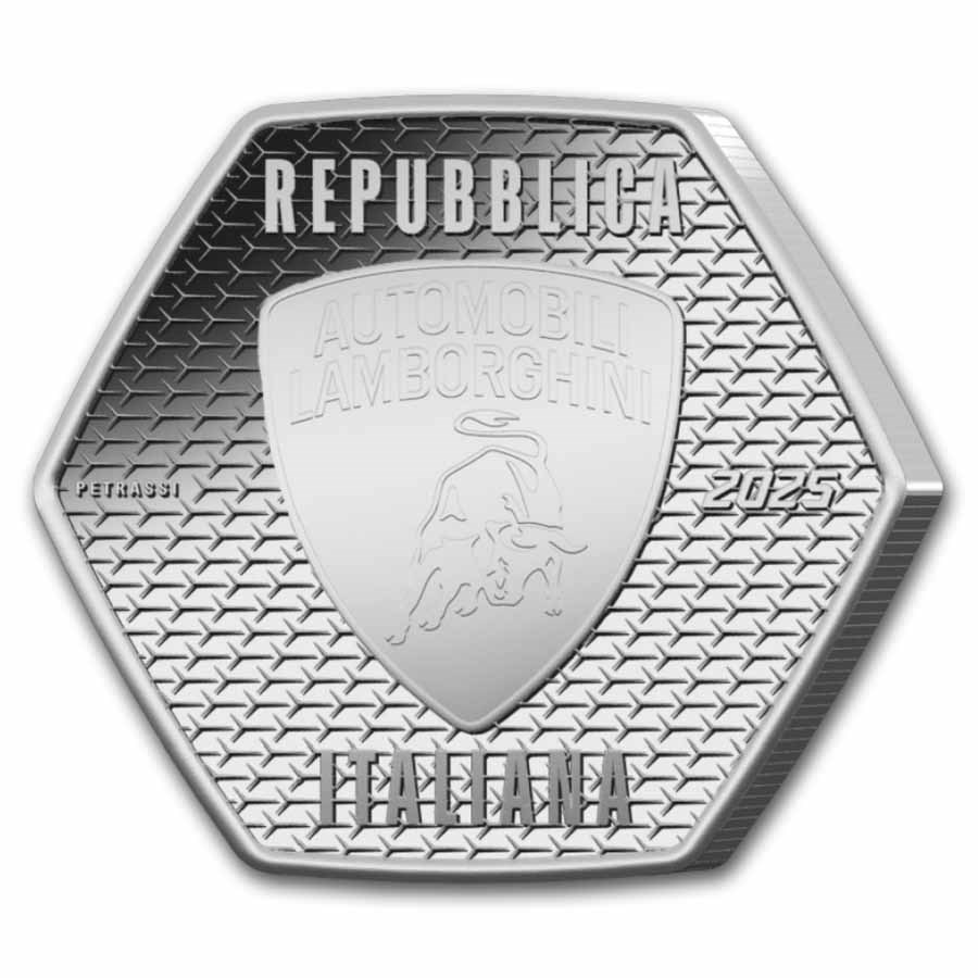 2025 Italy Excellence: Lamborghini 3-Coin .925 Silver Set