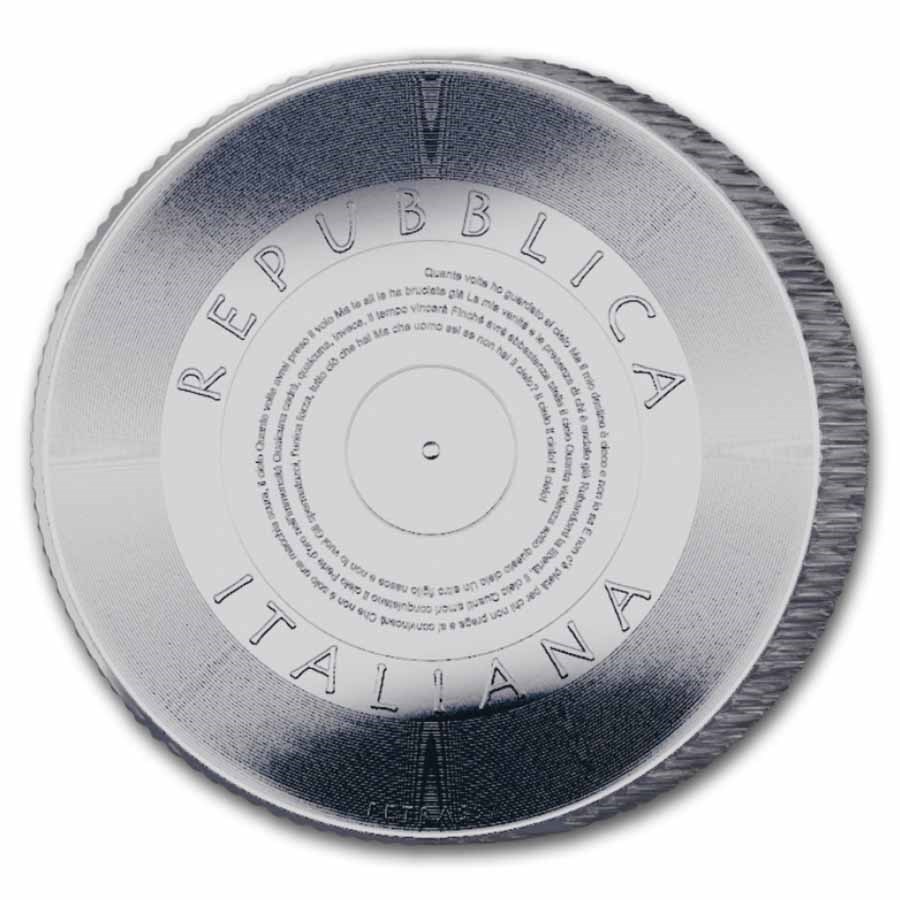 2025 Italy Proof 5€ Songs: Il Cielo by Renato Zero .925 Silver