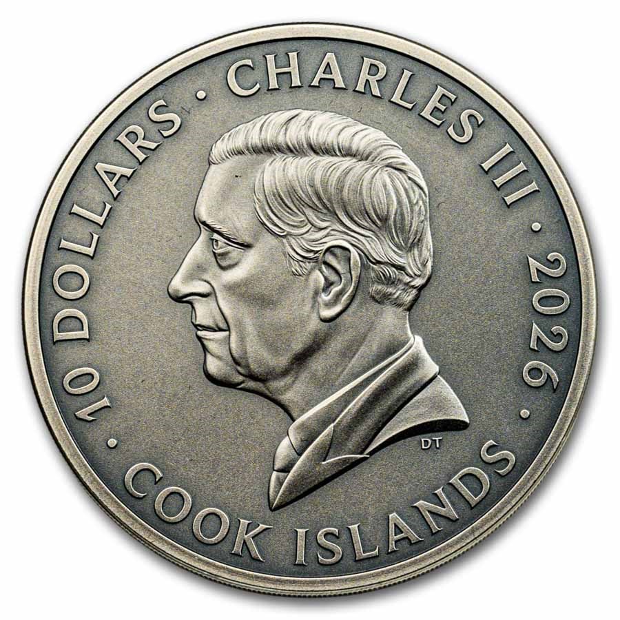 2026 Cook Isl. 2 oz Silver Golden Landscapes: Scottish Highlands