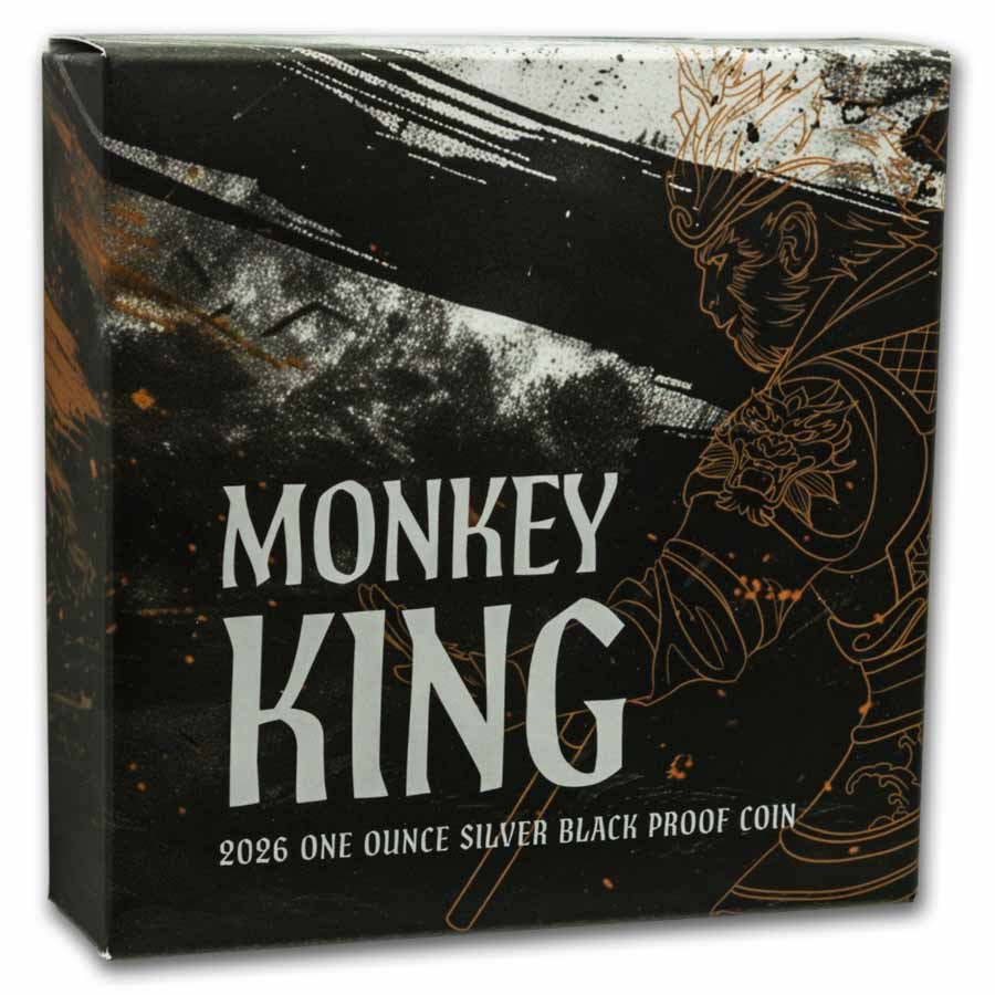 2026 Niue 1 oz Silver Black Proof Monkey King (w/ Box & COA)
