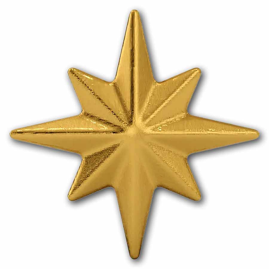 Kuvera 24K North Star Charm
