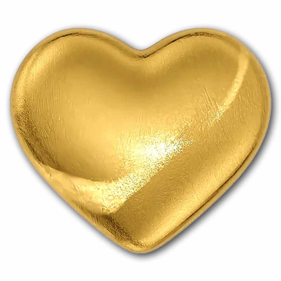 Kuvera 24K Heart Charm